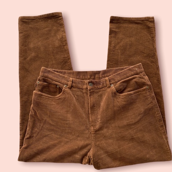 Lauren Jeans Co. Ralph Lauren Denim - 🎉HP🎉 LAUREN JEANS CO. Ralph Lauren WmBrown Corduroy Straight Leg Jeans Size 16
